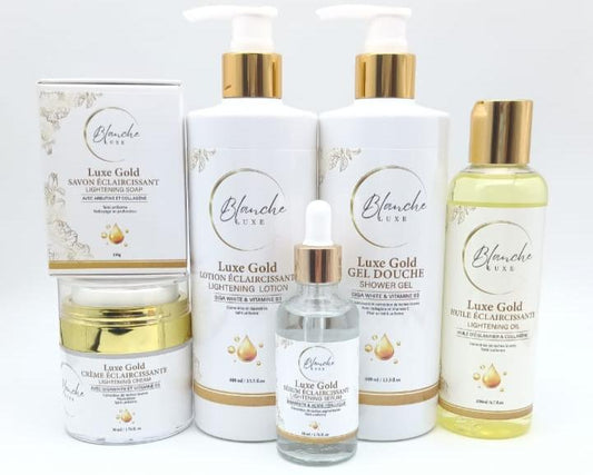 Gamme éclaircissante luxe Gold